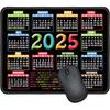 Square 2025 Calendar Mouse Pad Rubber Small Office Mousepad New Year Mouse Mat  Office Supplies