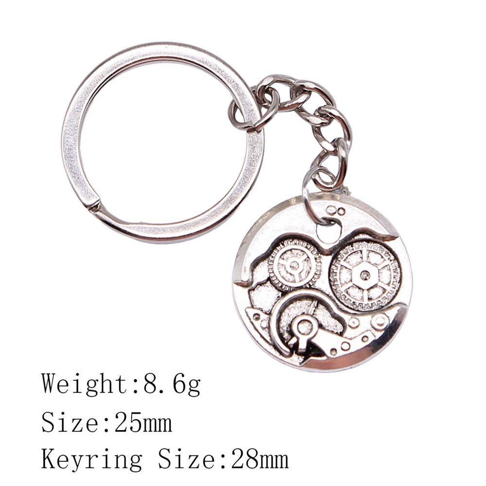 Выпускной Пара Брелки Инструменты Gear Киберпанк Брелок Предметы Брелок Материал