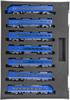 Greenmax N Gauge E653 Series 1000 Inaho Lazuli after air conditioner cover set with motor 31762 Model Railway Train (Lapis Blue, replacement) 7-car