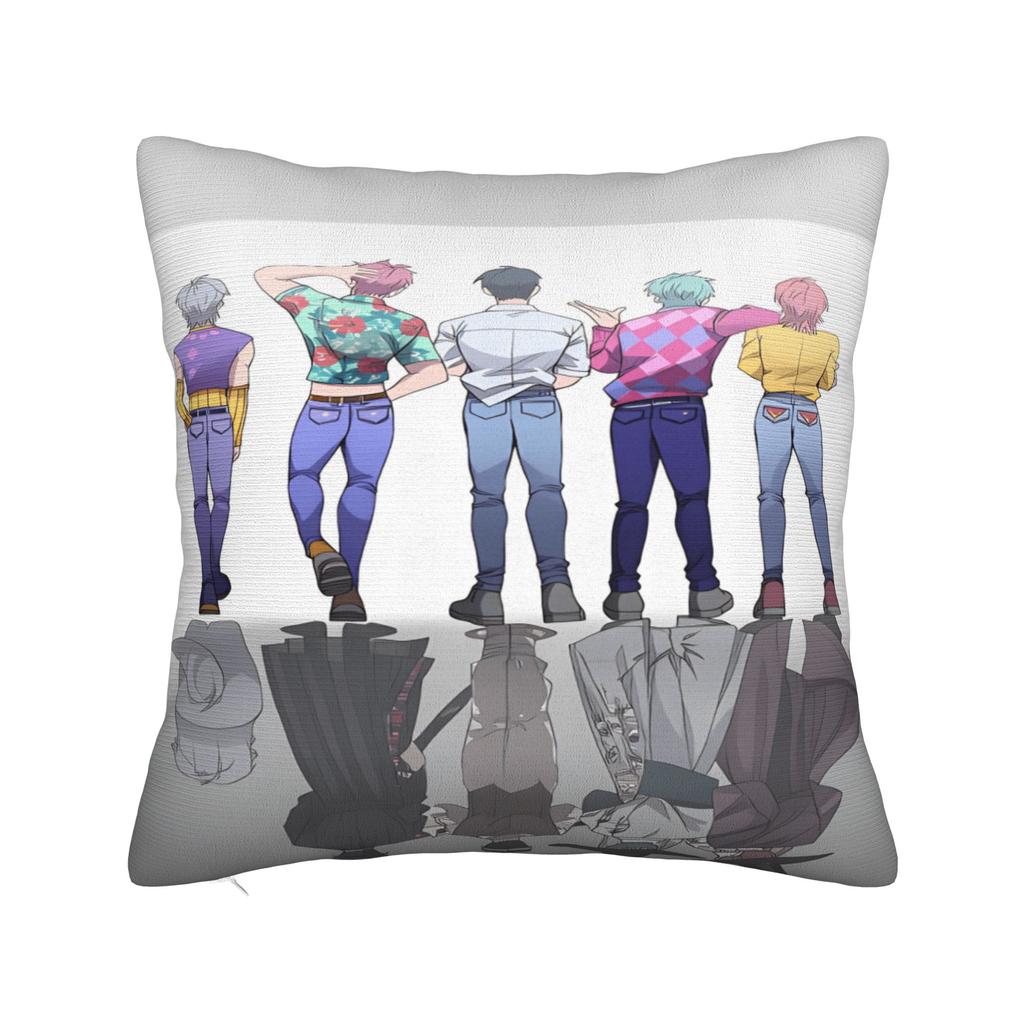 Pillow Cover Kpop-inspired Fashion Pillow Case For Sofa Home Decoration Pillowcases