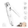 Anfei Cat Nail Pet Nail Clippers for Dogs Light for Clear Electric Nail File and Sharpener with LED Nail Storage Prevents Ingrown Quiet and Safe