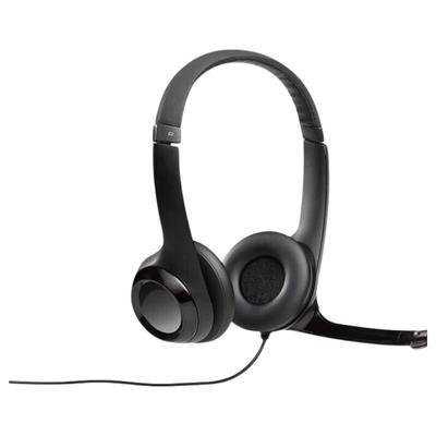 Проводная стереогарнитура Logitech H390 с шумоподавлением