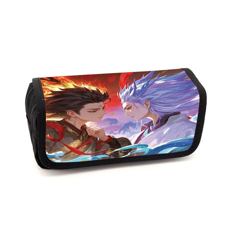 Minimalist Pencil Childrens Case With Ne Zha Print Design For Daily Use School