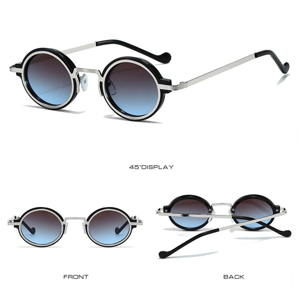 Солнцезащитные очки Y2K Punk с металлической оправой, модные очки для вождения для женщин и мужчин