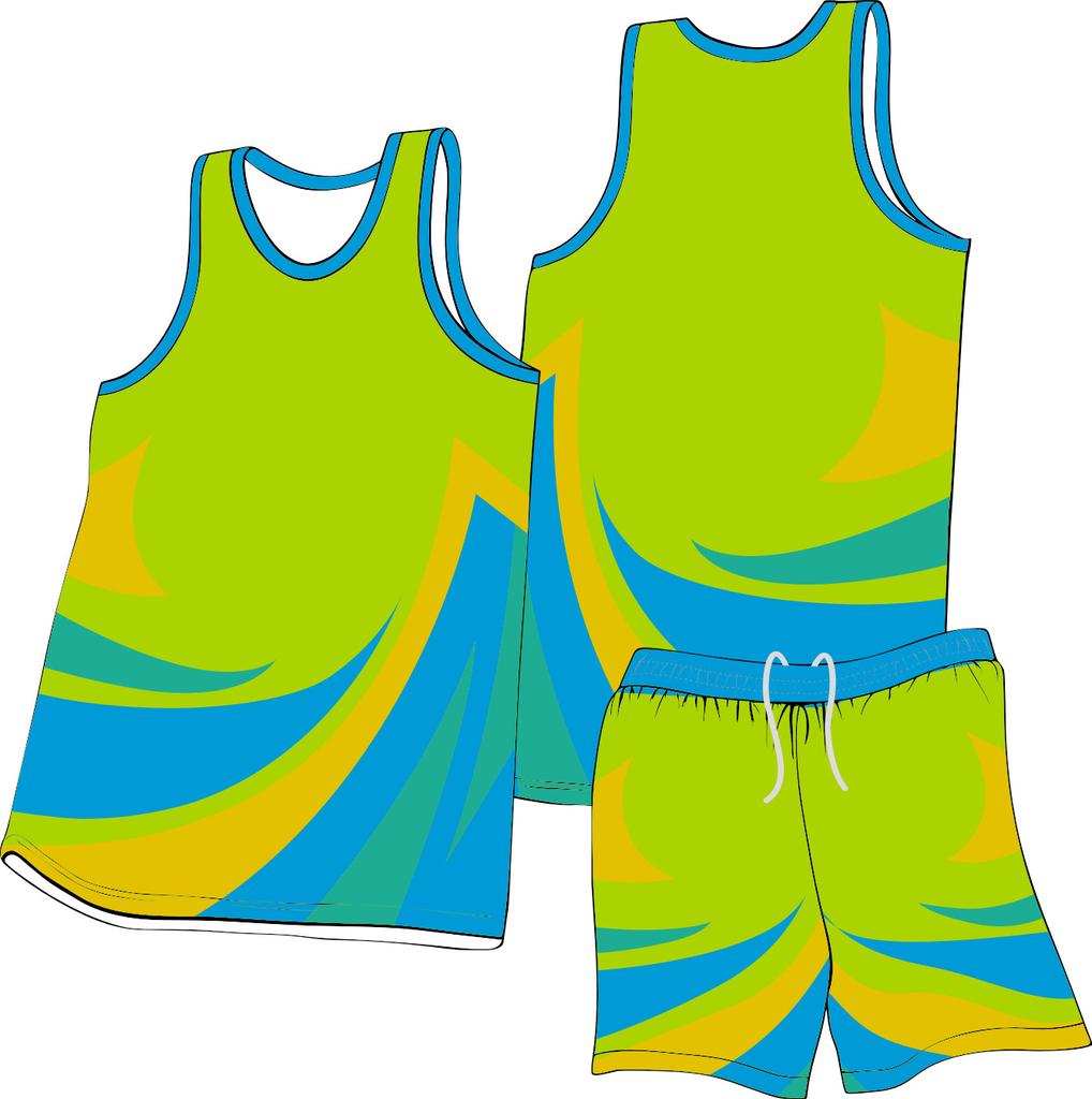 Digital printing basketball jersey set men's and women's game sports jersey training camp team full body printing personalized jersey customization