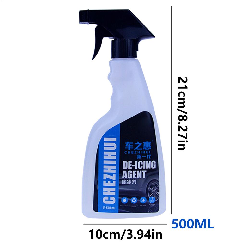 Deicer Spray For Car 500ml Fast-Acting Rapid Thawing Snow Remover Agent Snow Melting And Deicing Agent For SUV Sedan Truck