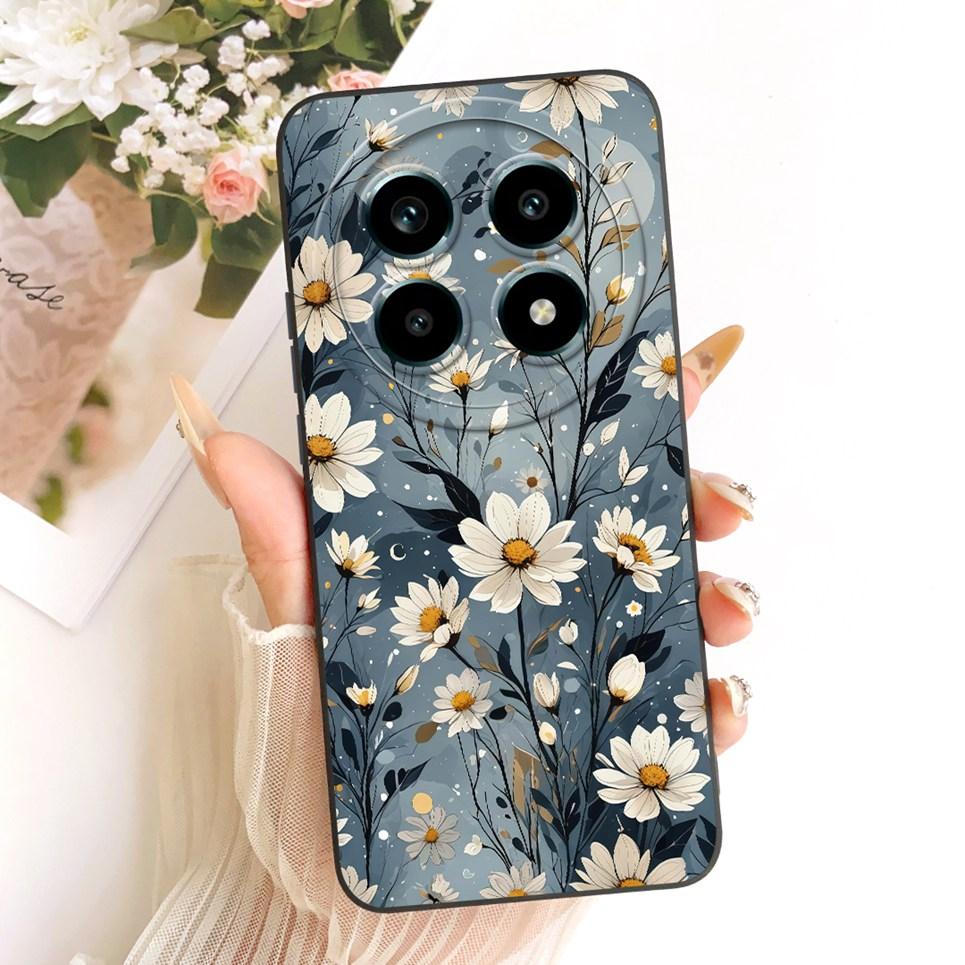 Daisy Bow Pattern Butterfly Flower Cherry Back Cover For Realme 13 Pro Pro+  Phone Case Soft Silicone Casing On Realme P1 Speed