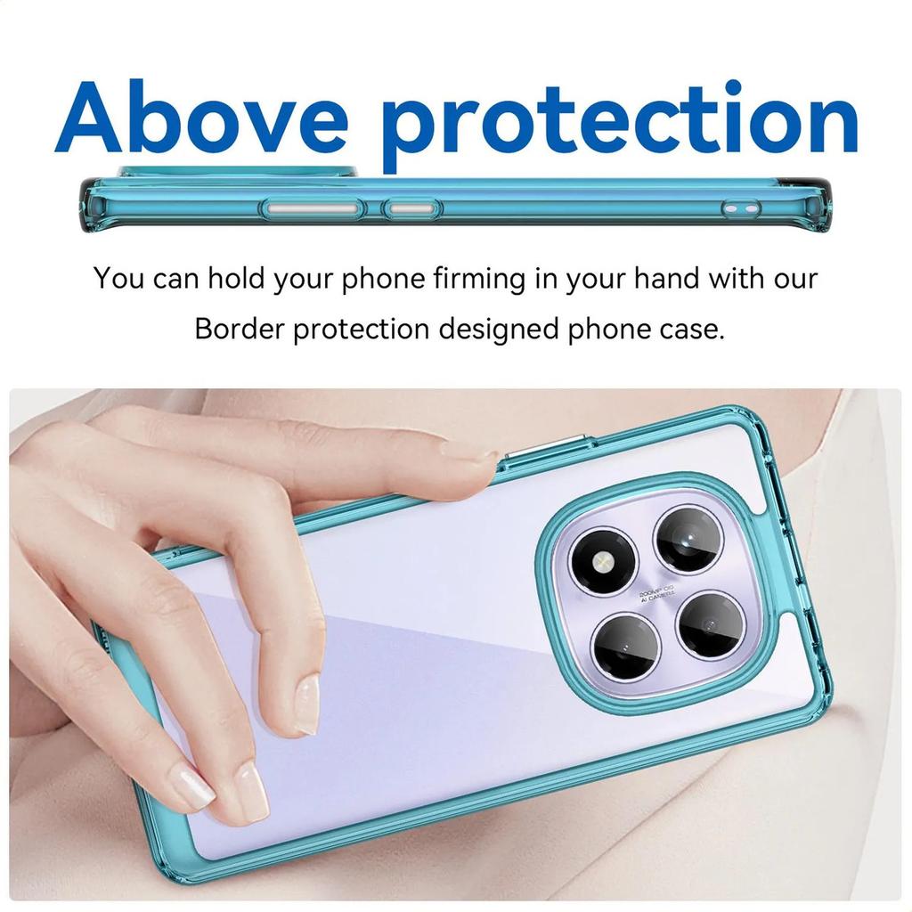 Phone Case For Xiaomi Redmi Note 14 Pro 4g , Clear Transparent Phone Case Cover For Xiaomi Redmi Note 14 Pro 4g