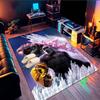 Giant Ape Rampages City Area Rug Suitable for Indoor And Outdoor,Carpets for Kitchens, Homes, Offices, Living Rooms,Home Decor,Christmas Gift