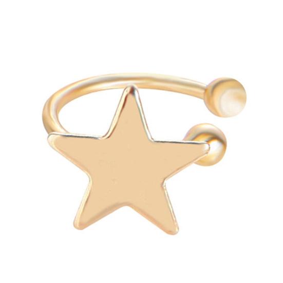 Изысканные серьги без пирсинга в форме сердца, звезды, треугольника, Луны, женские ушные манжеты