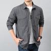 Spring Autumn Tactical Shirts Men Work Long Sleeve Shirt Outdoor Combat Multi-pocket Quick Dry Cargo Camping Long-sleeved Shirts