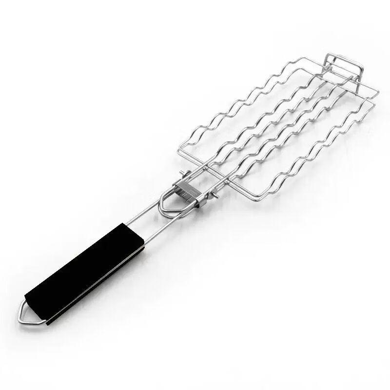Zhi Shi Набор из 3 шт. Корзины из нержавеющей стали для гриля хот-догов и сосисок