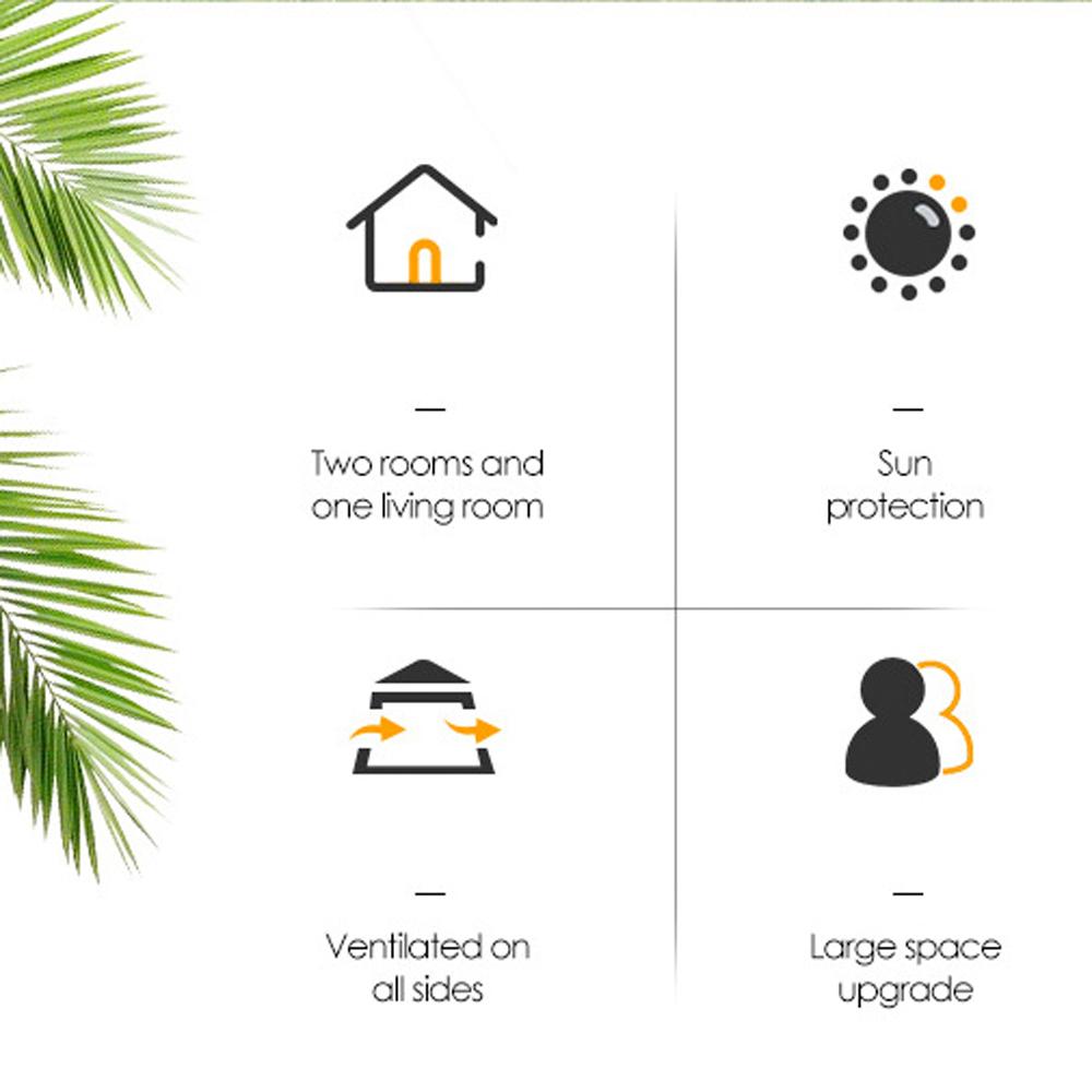 Палатка для путешествий на открытом воздухе, водонепроницаемая палатка, портативная непромокаемая палатка с защитой от солнца, рыбалка, туризм