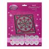 CRYSTAL ART Kit carte broderie diamant 18x18cm Mandala