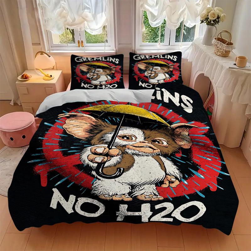 3pcs Gremlins Cover Set,Soft Comfortable Duvet Cover,Guest Room (1*Duvet Cover + 2*Pillowcases, Without Core) yy251024073