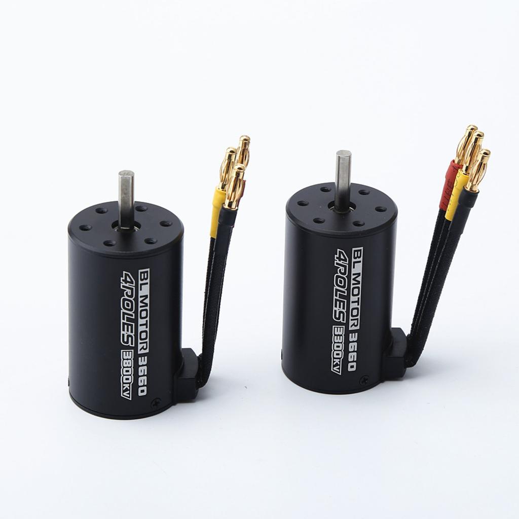 Водонепроницаемый бесщеточный двигатель 3660 3800KV для грузовика с дистанционным управлением 1/8 1/10