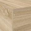 Кровать с подъемным механизмом и местом для хранения Sonoma Oak 150 x 200 см