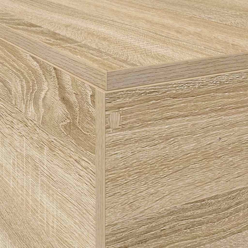 Кровать с подъемным механизмом и местом для хранения Sonoma Oak 150 x 200 см
