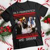 Frankenstein Christmas T-Shirt Funny Ugly Mens and Womens Tee #MC