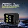 150Pis Mini  Portable Bike Electric Air Pump 500mAH Type-C Compressor Tire Inflator MTB Road Bicycle Pump with LED Display