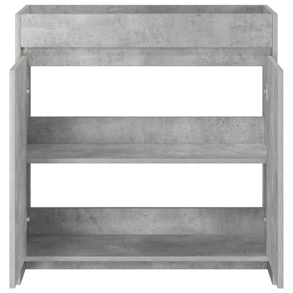 Bathroom Vanity Unit Concrete Grey 78.5 x 37.5 x 81 cm Particleboard