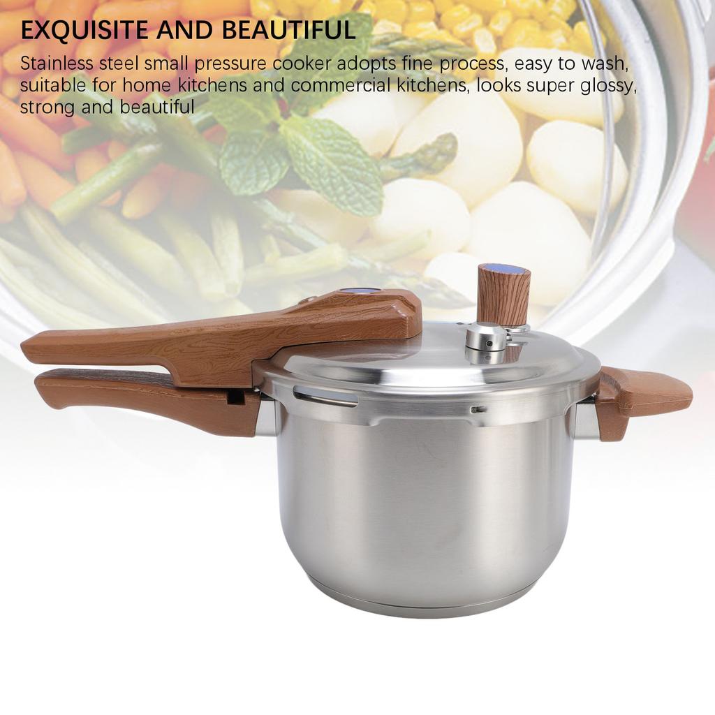Маленькая скороварка 3 л Большая емкость кастрюля из нержавеющей стали 304 Кухонная посуда