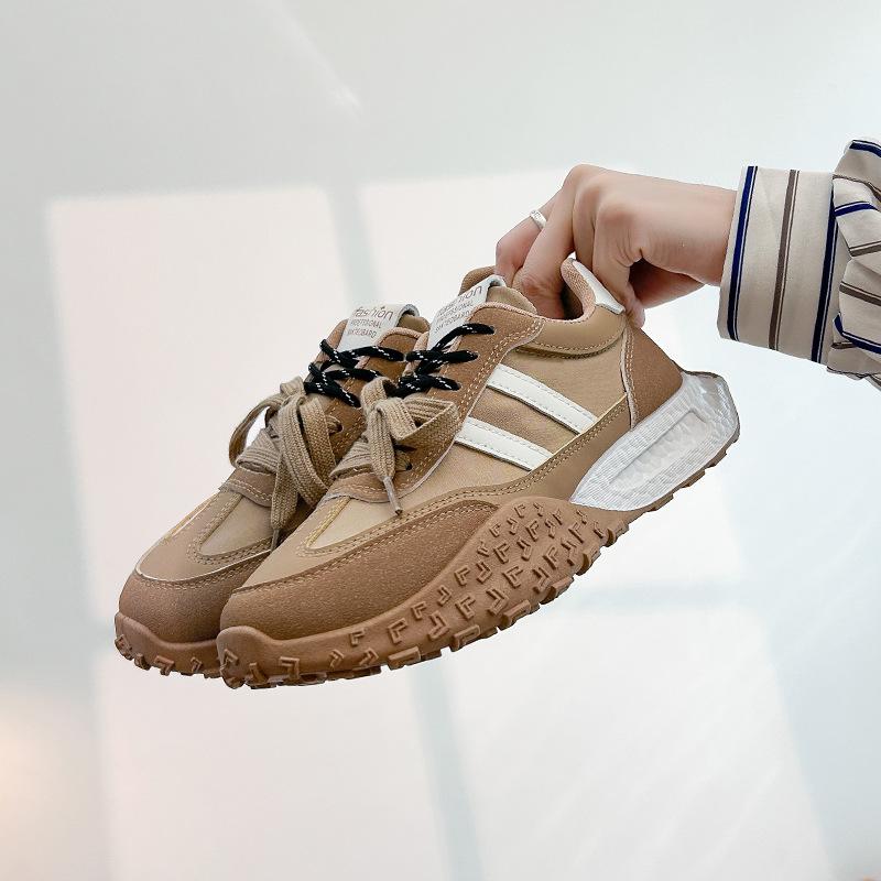 Ins корейская версия новой женской обуви Forrest Gump для весны 2025 года, студенческая спортивная платформа, увеличивающая рост, повседневная обувь для женщин JCF-2608