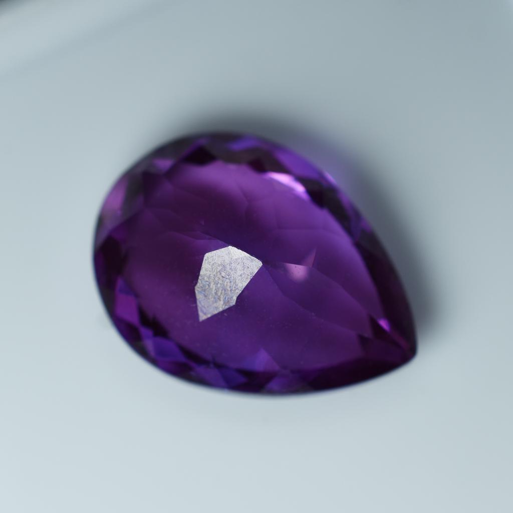 CERTIFIED Purple Tanzanite 8.40 Ct Pear Extremely Rare Natural Loose Gemstone
