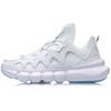 Li Ning Wudao 2.3 Lite Fabric Round Toe Shock Absorbing Non-Slip Wear-Resistant Low-Top Retro Basketball Shoes Women Sneaker White AGBR052-2