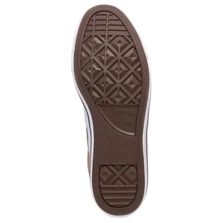 Converse Malden Street All Star Comfortable Versatile Non-Slip Durable Low-Top Skate Shoes Unisex Sneakers Brown A10487C