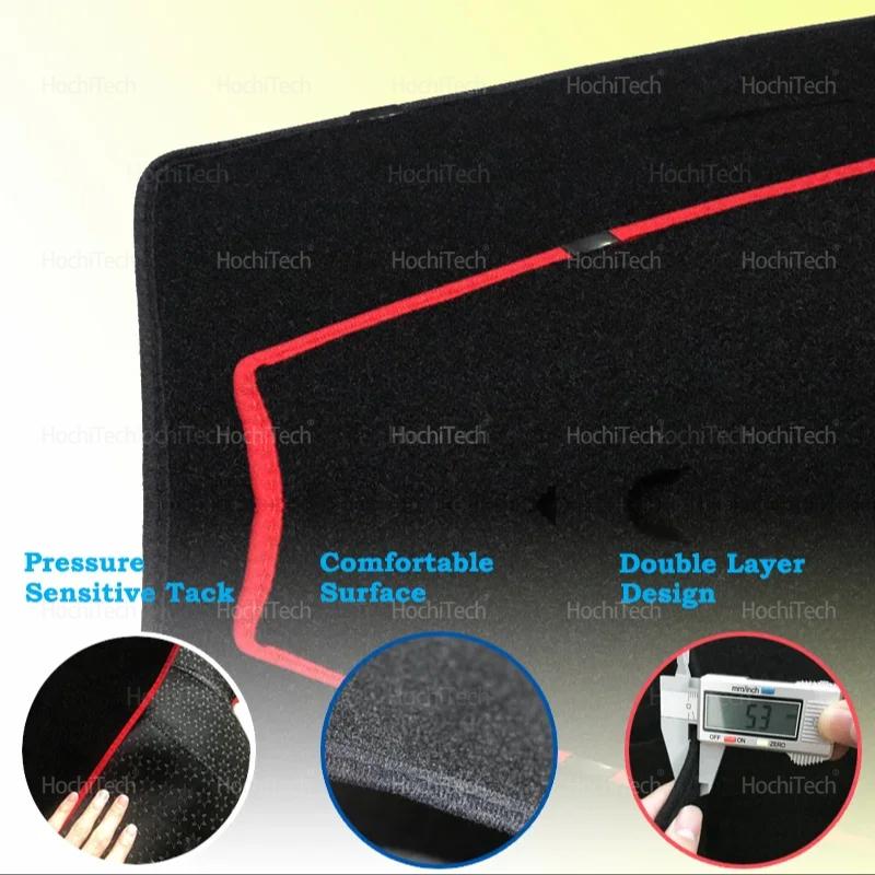 Для Mitsubishi Lancer 9 GLX Девятое поколение 2008-2020 Накладка на приборную панель автомобиля Защита от света Коврик на платформу приборов Ковер