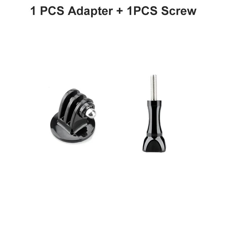 Тройное крепление на присоске с адаптером стандартной резьбы 1/4'' для GoPro Hero 13 12 11 10 9 8 DJI OSMO Action 5 4 3 Insta360 SJCAM