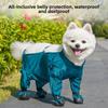 Pet Out Wrap Belly Bag Rompers with 4 Leg Shoes Dog Walking  Pants Pet  Clothes