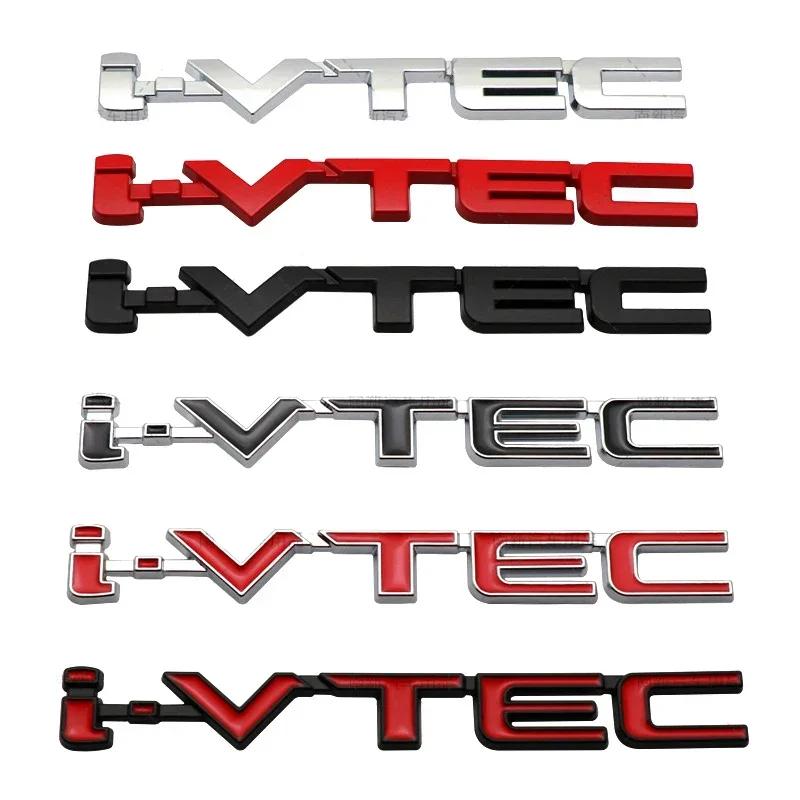 Car Body Side Emblem Rear Trunk Badge Sticker I-VTEC Logo for Civic Fit Accord Jazz CRV Crosstour City Jade HRV Pilot CRZ