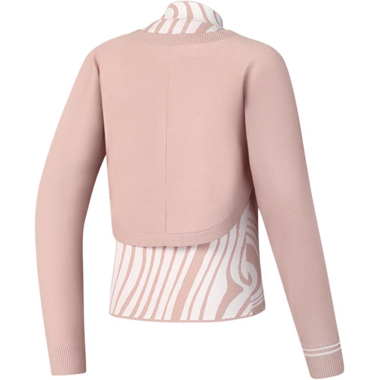 Fila Модная удобная мягкая приятная к коже вязаная двойка из серии Golf Женские топы цвет светлой фасоли A11W515407F-PK