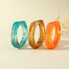 Gradient Acrylic Bracelets Translucent Chunky Cuffs Statement Bangles Resin Bangles  Gen Z Women