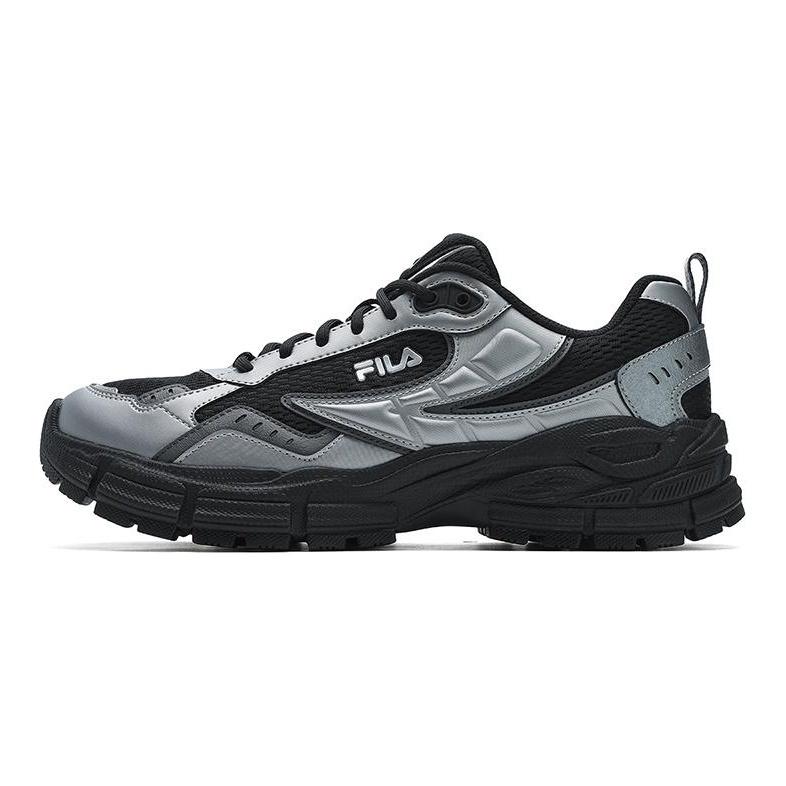Fila Blade Повседневная Мода Удобная Личность Досуг Мужские Кроссовки Черный Серебристый F12M512101FBK