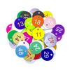 50Pcs Colorful Round Number Tag,Beehive Sign Tags,Hive Tracking Marker Labels for Identification and Management