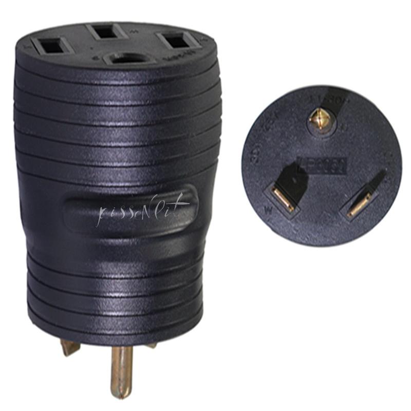125V RV Power Cord Adapter 30A Male To 50A Female Connector Plug (AU Plug) Accessories Car Battery Terminals