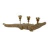 Decorative Figure Home ESPRIT Golden Candle Holder 42.5 X 12.5 X 11.5 Cm