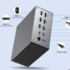 USB C Док-станция Тройной Дисплей 4K для DP MST PD 100 Вт Гигабитный Ethernet Алюминиевая В наличии Карта SD