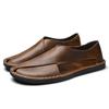 Genuine Leather Breathable Non Slip Soft Summer Men Sandals Cozy Hollow Classic Fashion All-match Casual Wear