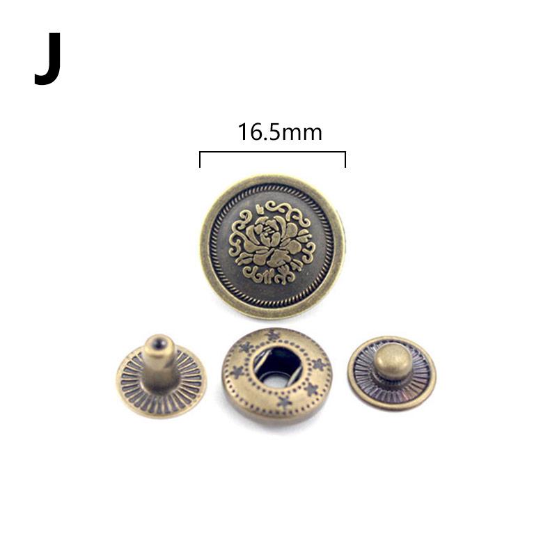 10 комплектов кожаных кнопок для рукоделия, застежек, медных кнопок, швейных аксессуаров для одежды своими руками
