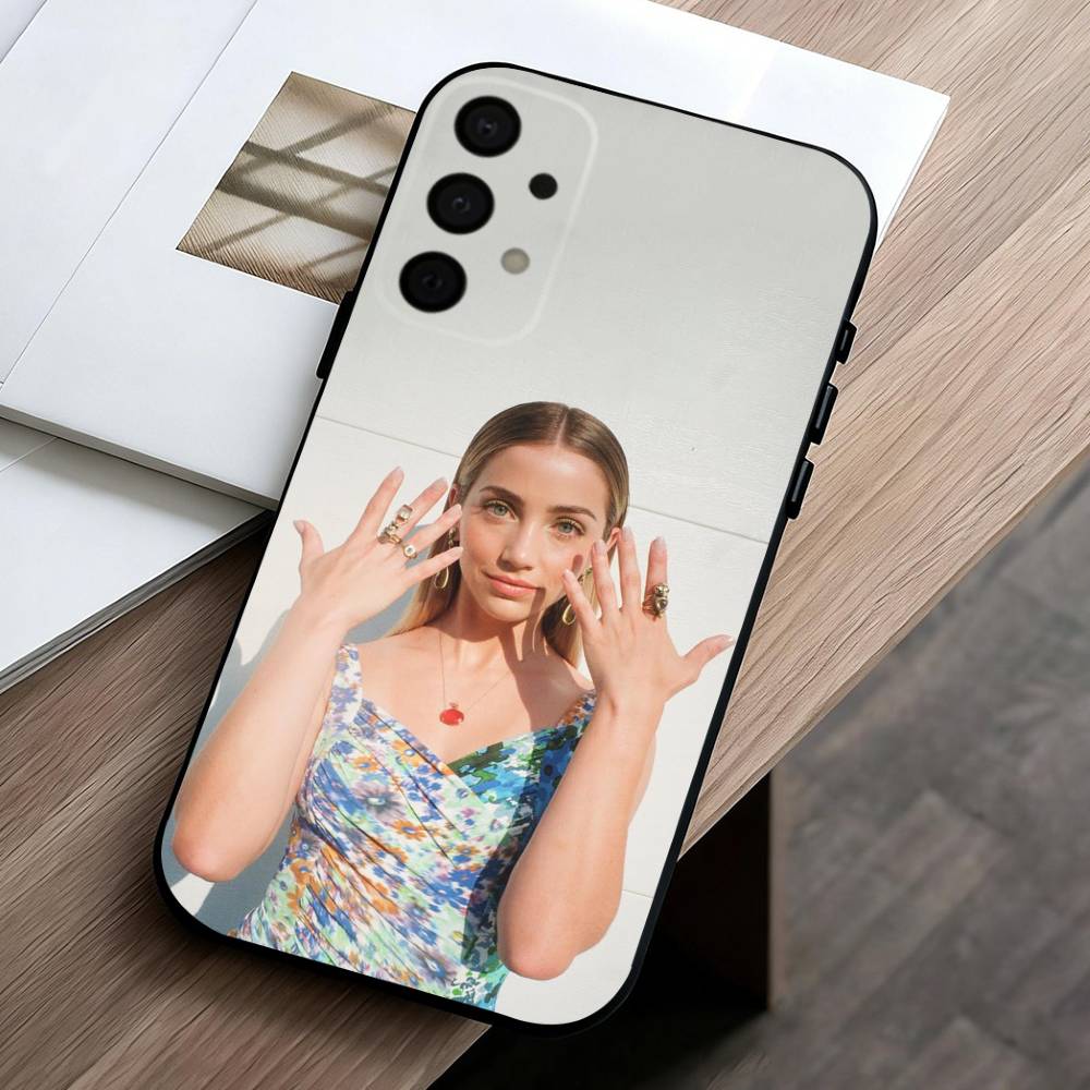 Чехол для телефона с изображением актрисы Эмили Радд Для Samsung Galaxy A73,A72,A71,A70,A53,A52,A51, Мягкий черный силиконовый чехол