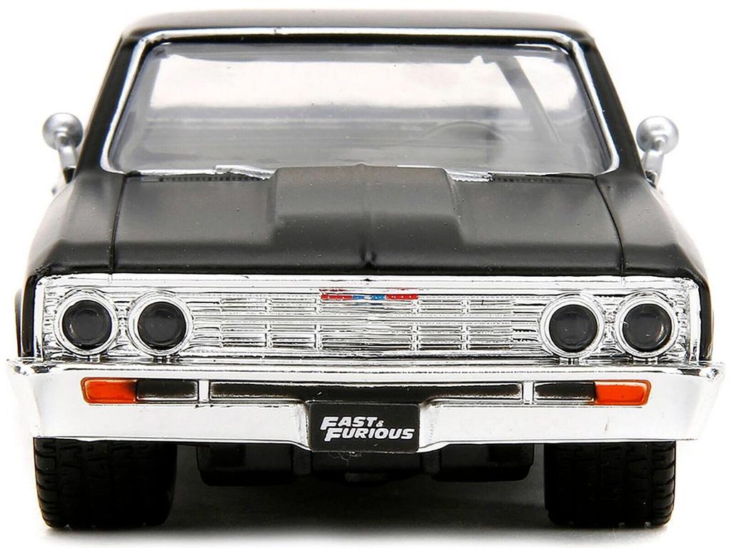 JADA TOYS 1/32 Форсаж Chevrolet El Camino 1967 Матовый черный F&F10 Chevy El Camino Литая модель автомобиля [Параллельный импорт]