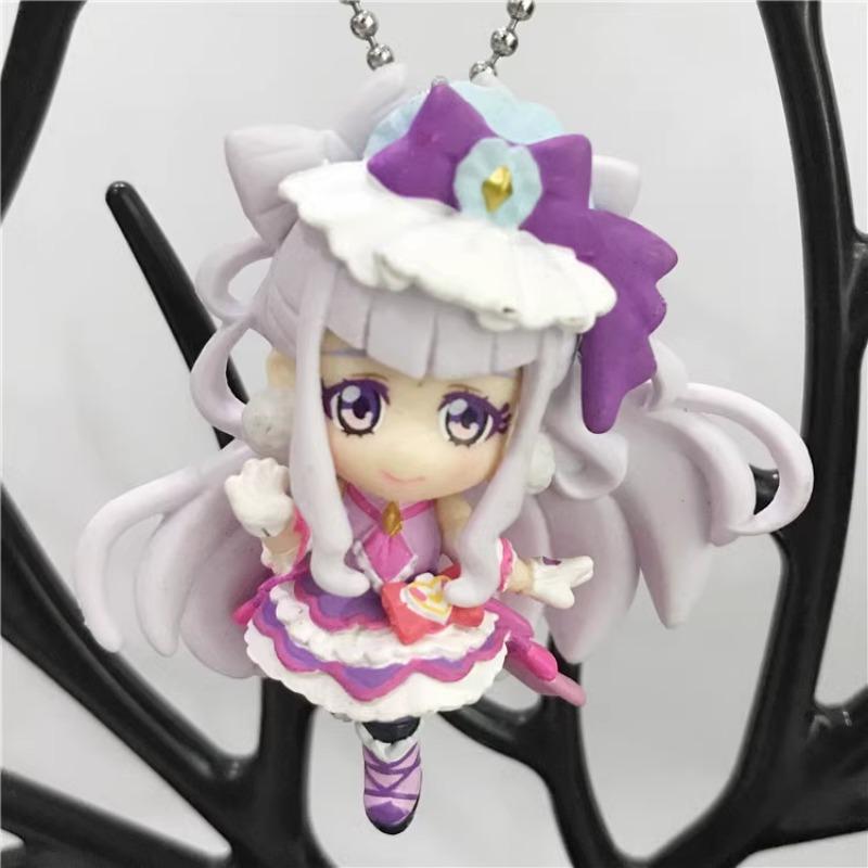 Bandai Hugtto Капсульные игрушки для объятий Pretty Cure Tropical-Rouge Летний Ангел Фламинго Кура Мир Цветок Счастливый Персик Фигурка