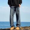Весна и осень Мужские новые американские джинсы High Street Loose Casual Straight