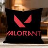 Popular VValorantes Cushion Cover Soft Washable Pillow Case Multi-Scene for Couch Bed Travel Office Use