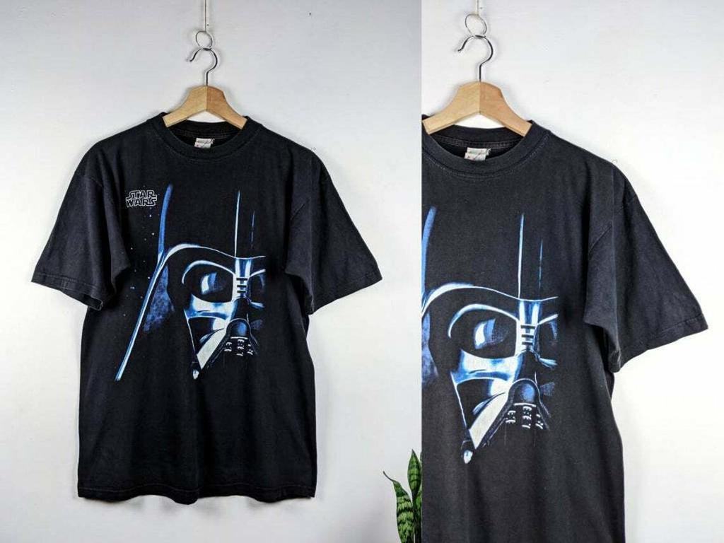 Vintage Star Wars Darth Vader T-shirt 1990s Movie Merch
