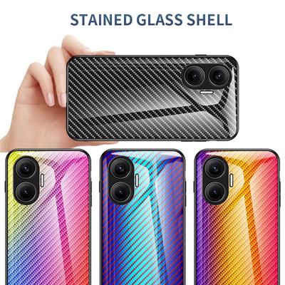 Для Xiaomi Poco F7 5G/Redmi Turbo 4 Pro 5G Чехол Закаленное стекло Противоударный Чехол для телефона
